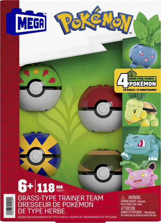 Pokemon Mega Construx Grass Type Trainer Team Gallery Image 7