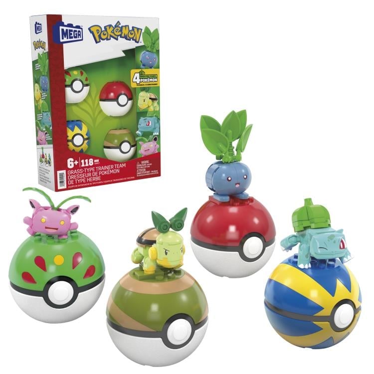 Pokemon Mega Construx Grass Type Trainer Team Gallery Image 6