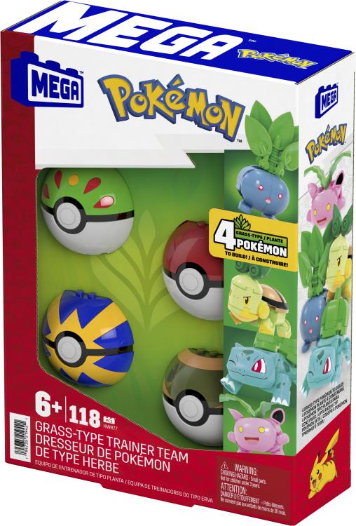 Pokemon Mega Construx Grass Type Trainer Team Gallery Image 8