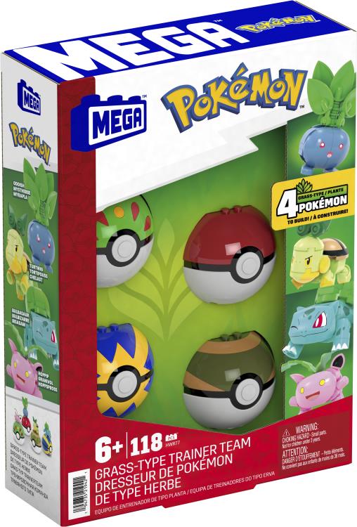 Pokemon Mega Construx Grass Type Trainer Team Gallery Image 9