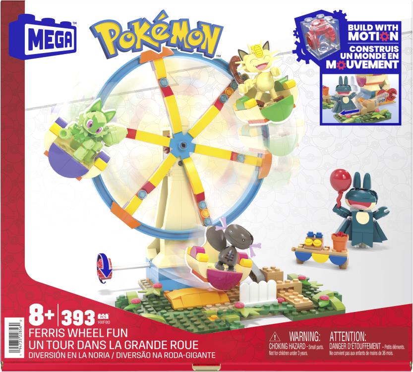 Pokemon Mega Construx Adventure Builder Ferris Wheel Fun Gallery Image 9