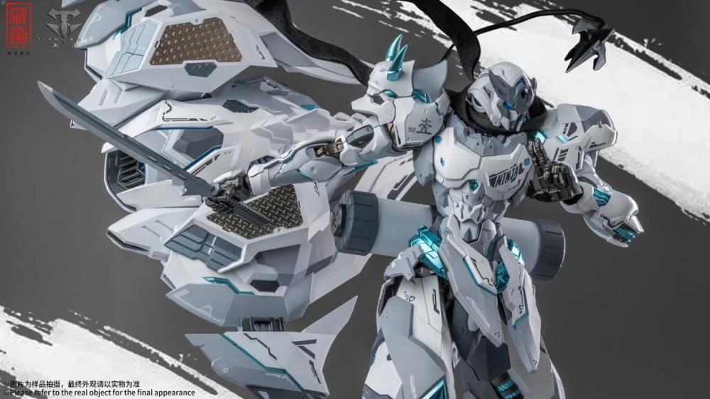 CangDao CD-07W Hurricane Ninja Zhan Ming (White Ghost Ver.) Action