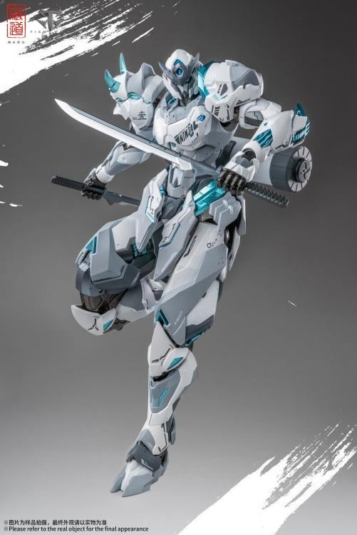 CangDao CD-07W Hurricane Ninja Zhan Ming (White Ghost Ver.) Action
