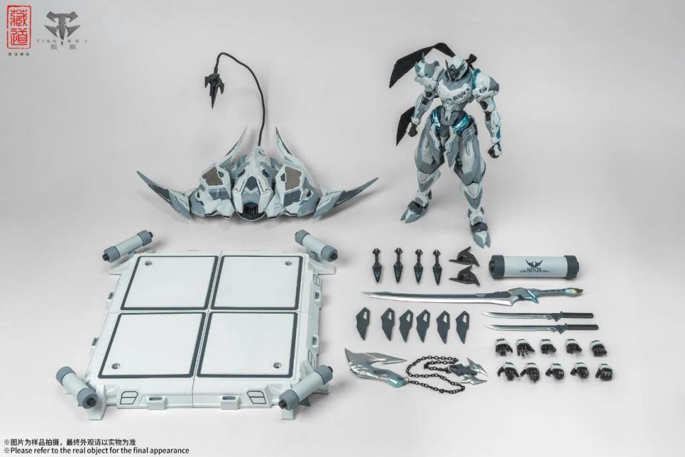 CangDao CD-07W Hurricane Ninja Zhan Ming (White Ghost Ver.) Action