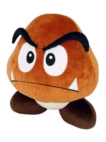 Super Mario Goomba 12" Plush Gallery Image 2