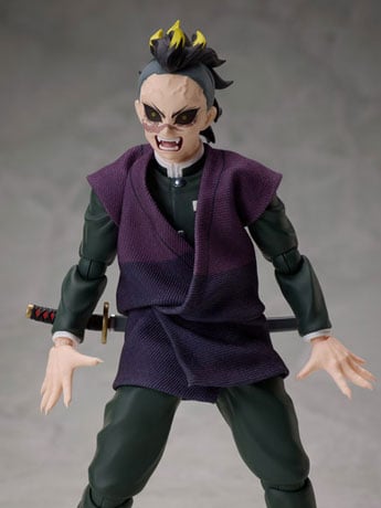 Demon Slayer: Kimetsu no Yaiba BUZZmod. Genya Shinazugawa 1/12 Scale Action Figure Gallery Image 2