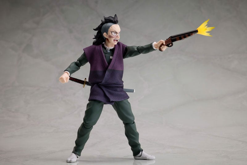 Demon Slayer: Kimetsu no Yaiba BUZZmod. Genya Shinazugawa 1/12 Scale Action Figure Gallery Image 7