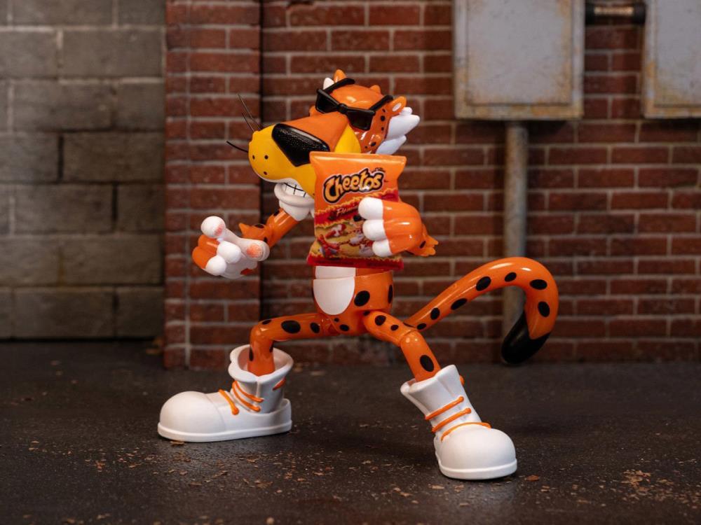 Cheetos Chester Cheetah (Flamin' Hot Cheetos) Glow-in-the-Dark Action Figure Gallery Image 4