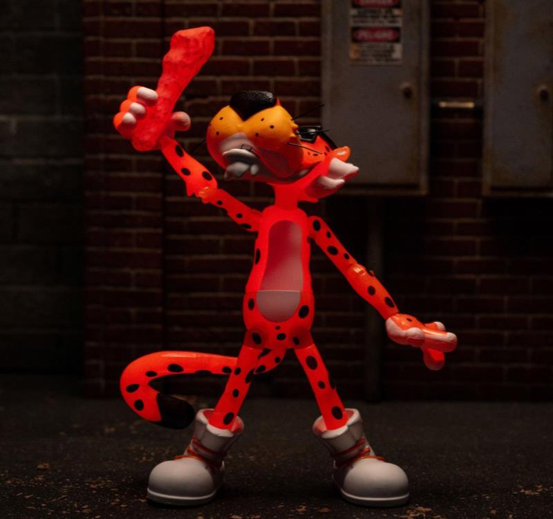 Cheetos Chester Cheetah (Flamin' Hot Cheetos) Glow-in-the-Dark Action Figure Gallery Image 9