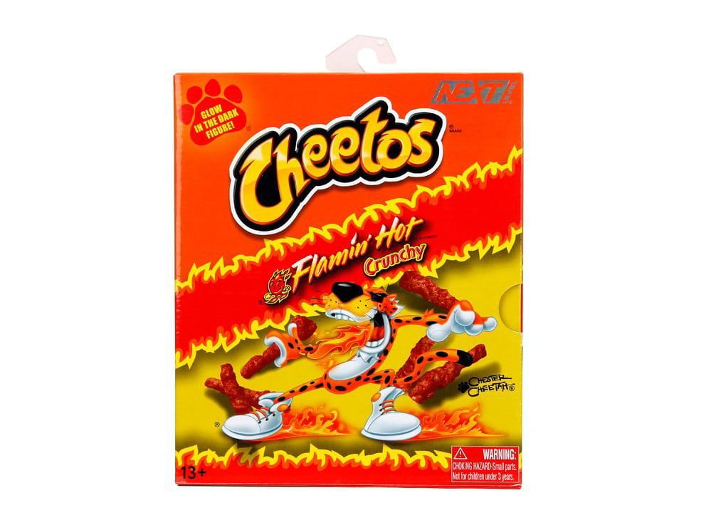Cheetos Chester Cheetah (Flamin' Hot Cheetos) Glow-in-the-Dark Action Figure Gallery Image 11