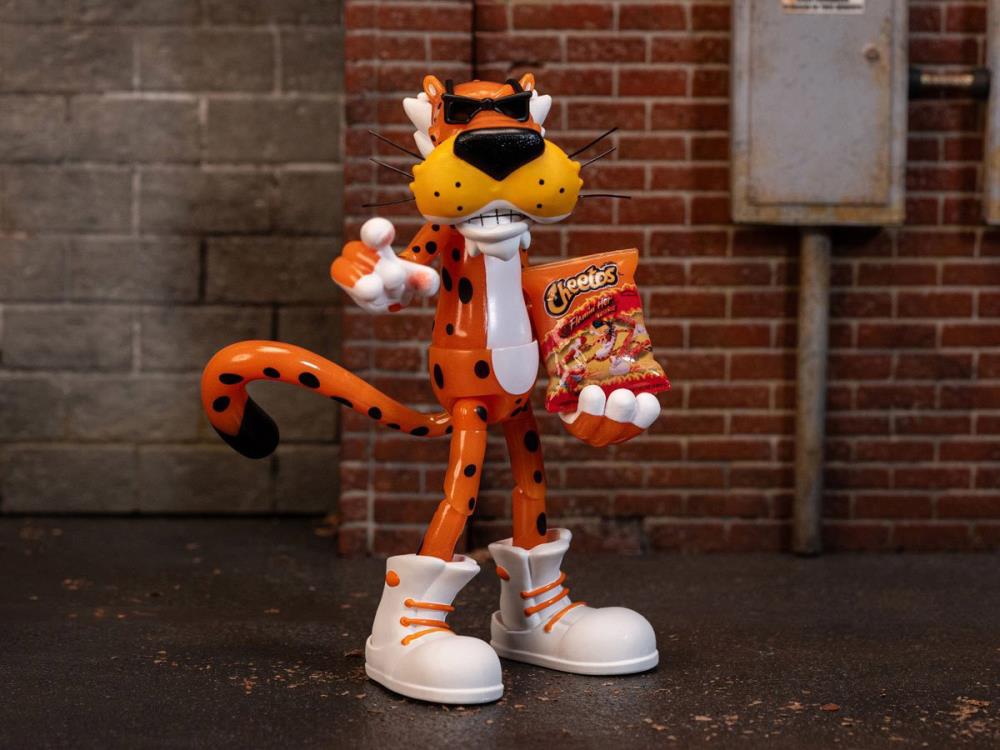 Cheetos Chester Cheetah (Flamin' Hot Cheetos) Glow-in-the-Dark Action Figure Gallery Image 3