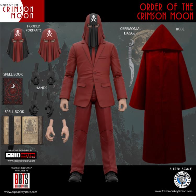 The Order of the Crimson Moon Order of the Crimson Moon 1/12 Scale BBTS Exclusive Action Figure Gallery Image 9