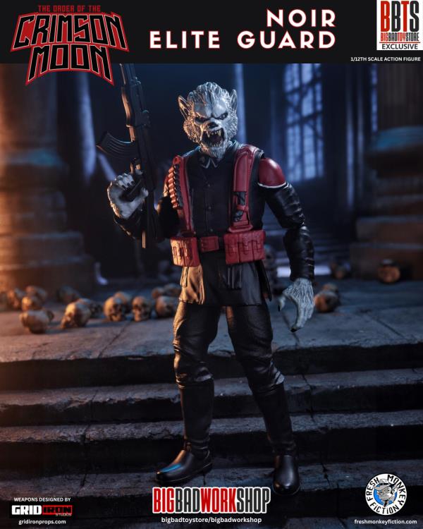 The Order of the Crimson Moon Crimson Moon Noir Elite Guard 1/12 Scale BBTS Exclusive Action Figure Gallery Image 3