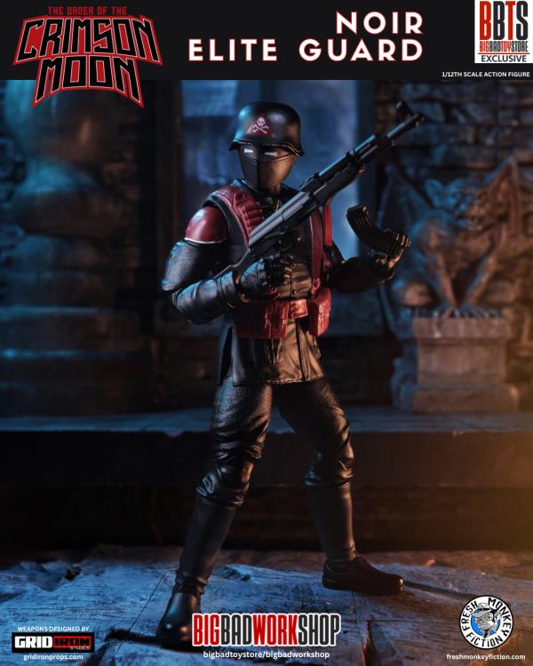 The Order of the Crimson Moon Crimson Moon Noir Elite Guard 1/12 Scale BBTS Exclusive Action Figure Gallery Image 9