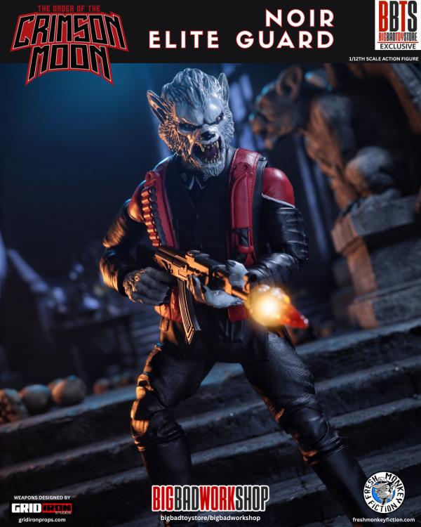 The Order of the Crimson Moon Crimson Moon Noir Elite Guard 1/12 Scale BBTS Exclusive Action Figure Gallery Image 5
