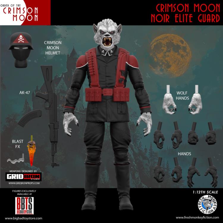 The Order of the Crimson Moon Crimson Moon Noir Elite Guard 1/12 Scale BBTS Exclusive Action Figure Gallery Image 10