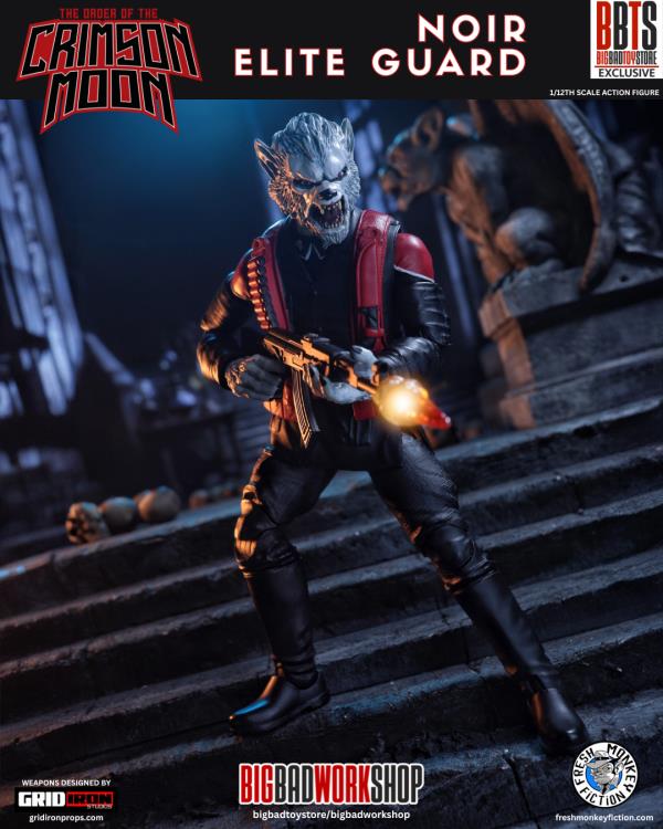 The Order of the Crimson Moon Crimson Moon Noir Elite Guard 1/12 Scale BBTS Exclusive Action Figure Gallery Image 4