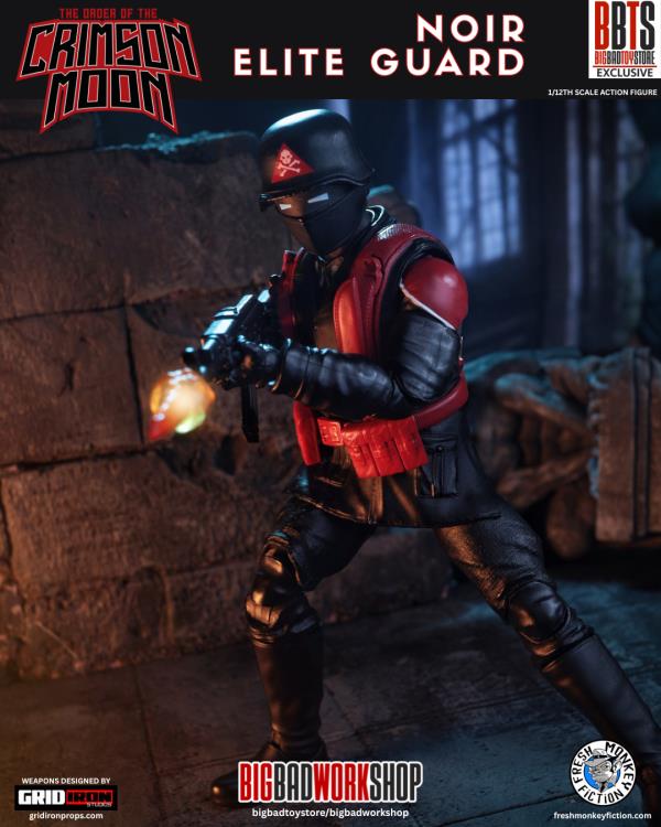The Order of the Crimson Moon Crimson Moon Noir Elite Guard 1/12 Scale BBTS Exclusive Action Figure Gallery Image 7