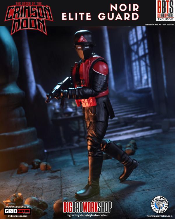 The Order of the Crimson Moon Crimson Moon Noir Elite Guard 1/12 Scale BBTS Exclusive Action Figure Gallery Image 8