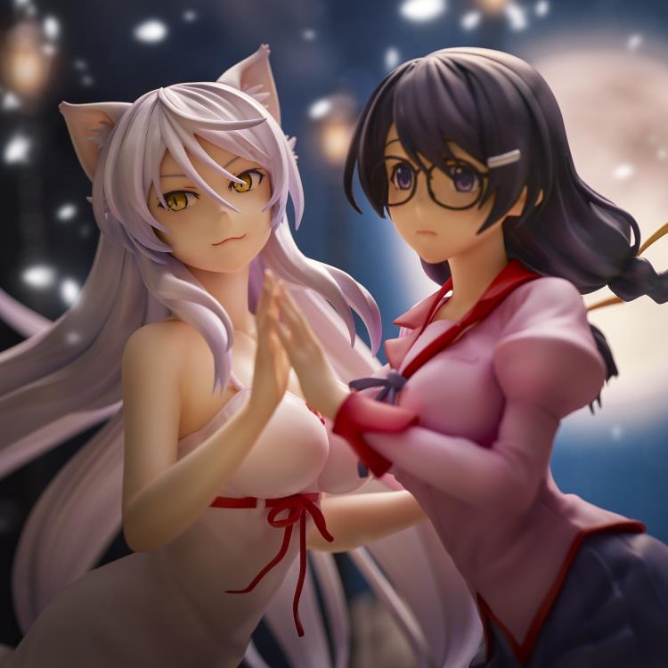 Nekomonogatari Kuro Tsubasa Hanekawa & Black Hanekawa Figure Set (2nd Reissue) Gallery Image 7