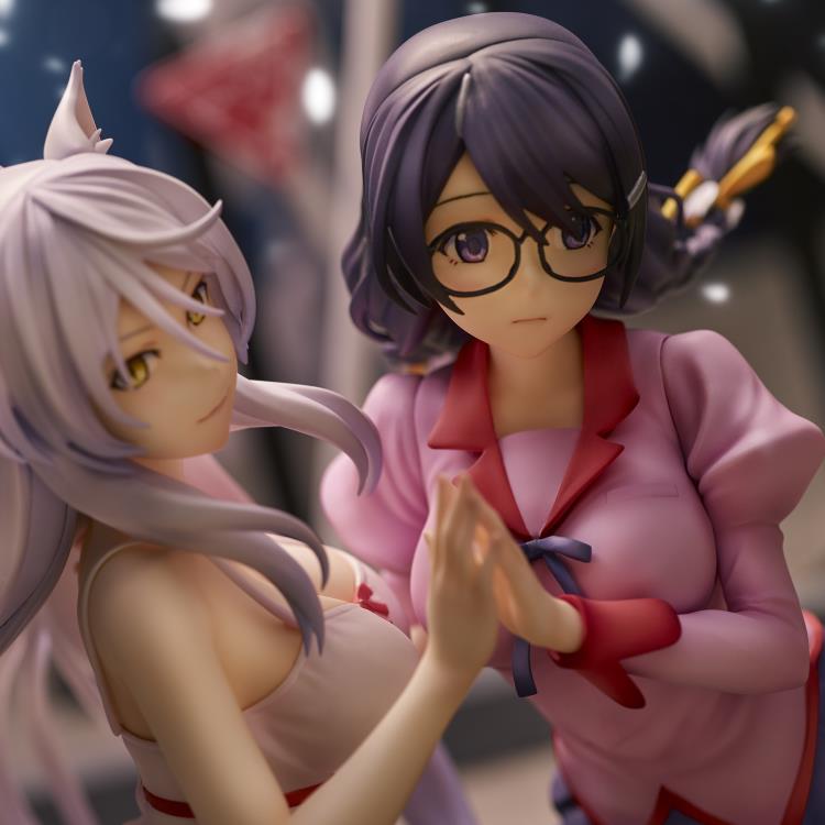 Nekomonogatari Kuro Tsubasa Hanekawa & Black Hanekawa Figure Set (2nd Reissue) Gallery Image 10