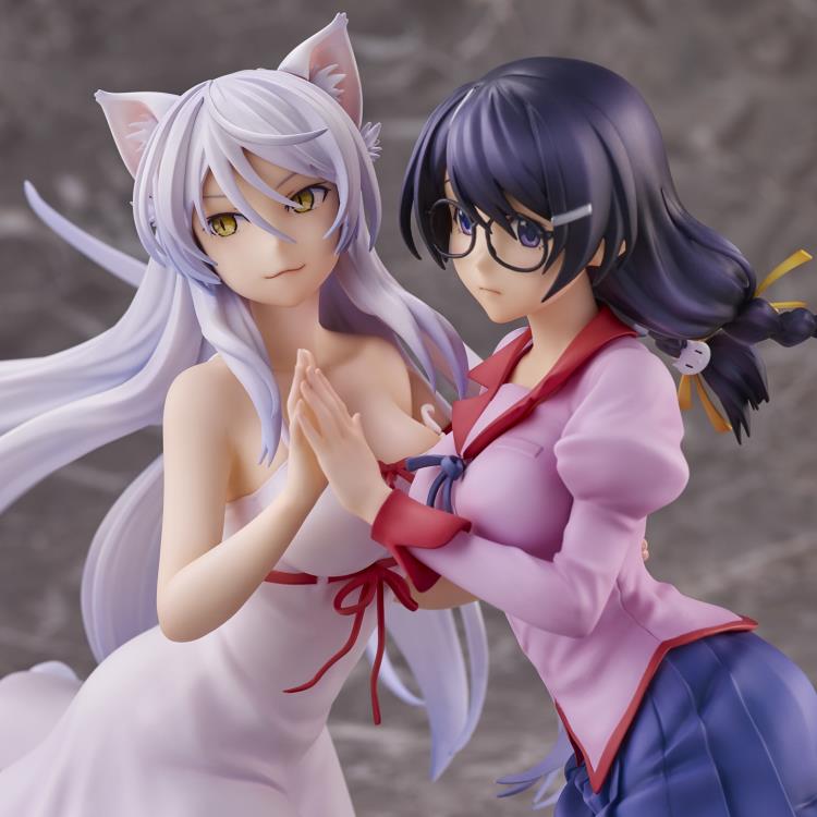 Nekomonogatari Kuro Tsubasa Hanekawa & Black Hanekawa Figure Set (2nd Reissue) Gallery Image 17