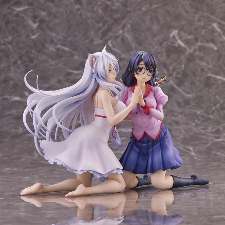 Nekomonogatari Kuro Tsubasa Hanekawa & Black Hanekawa Figure Set (2nd Reissue) Gallery Image 12
