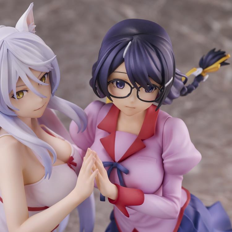 Nekomonogatari Kuro Tsubasa Hanekawa & Black Hanekawa Figure Set (2nd Reissue) Gallery Image 20