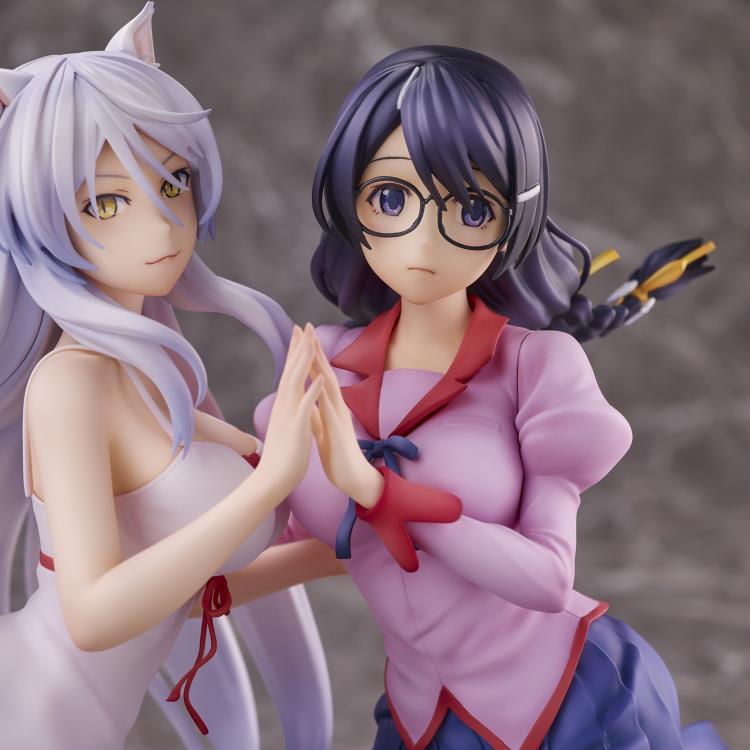 Nekomonogatari Kuro Tsubasa Hanekawa & Black Hanekawa Figure Set (2nd Reissue) Gallery Image 18