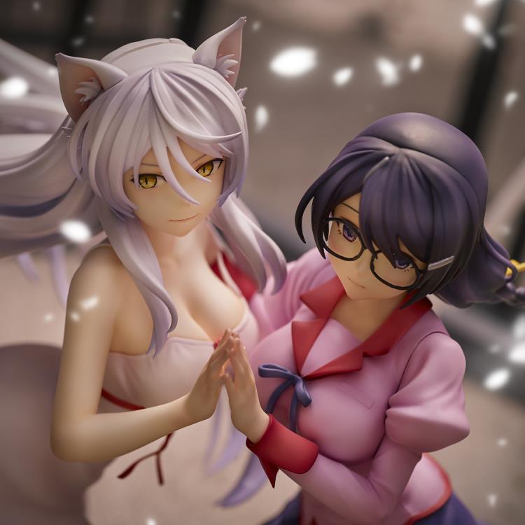 Nekomonogatari Kuro Tsubasa Hanekawa & Black Hanekawa Figure Set (2nd Reissue) Gallery Image 8