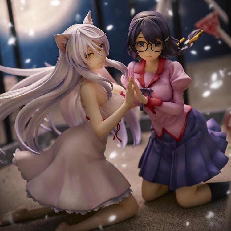Nekomonogatari Kuro Tsubasa Hanekawa & Black Hanekawa Figure Set (2nd Reissue) Gallery Image 5