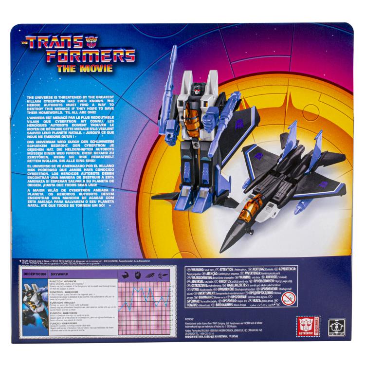 The Transformers: The Movie Decepticon Warrior Skywarp Exclusive Action Figure Gallery Image 7