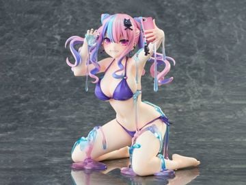 Shimanun Illustration Zakozako-chan 1/6 Scale Figure - close-up ekspresi
