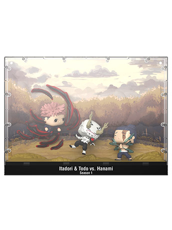 Pop! Moments Deluxe: Jujutsu Kaisen - Itadori & Todo vs. Hanami Gallery Image 2