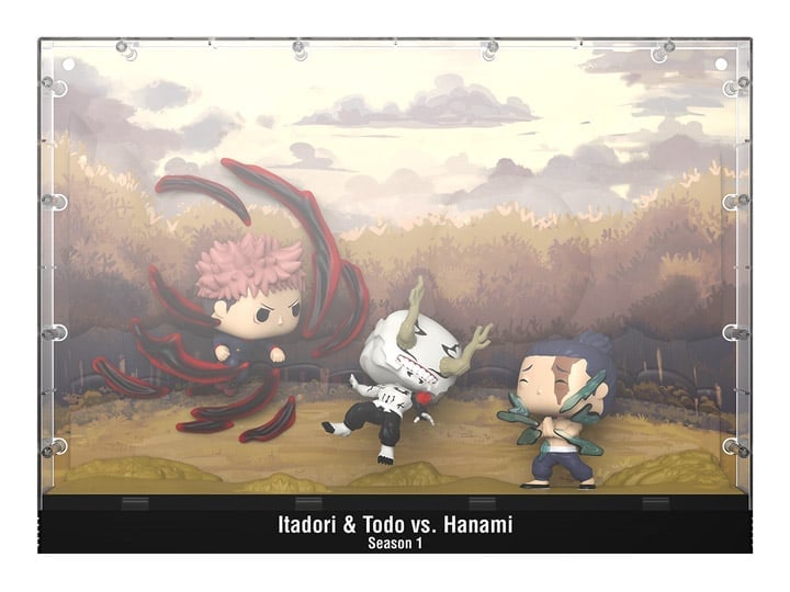 Pop! Moments Deluxe: Jujutsu Kaisen - Itadori & Todo vs. Hanami Gallery Image 1