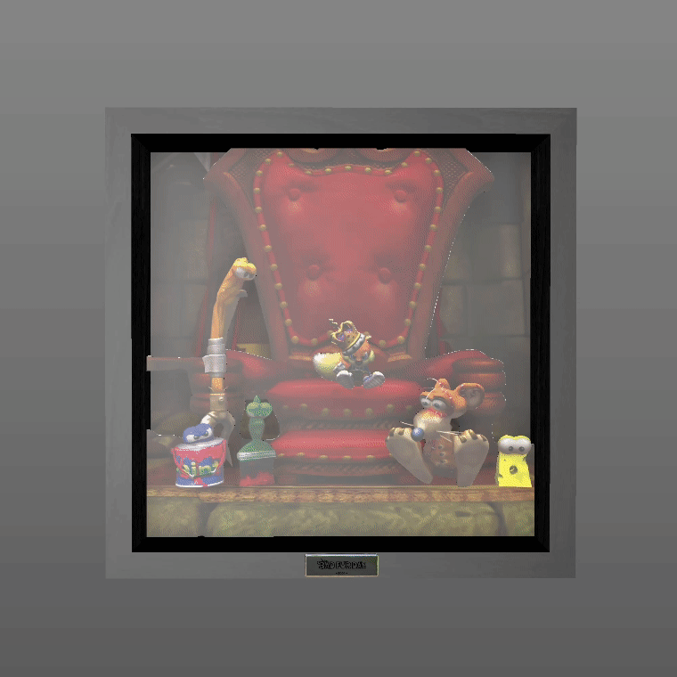 Conker's Bad Fur Day Conker: King of All The Land Pixel Frame (9x9) Gallery Image 3