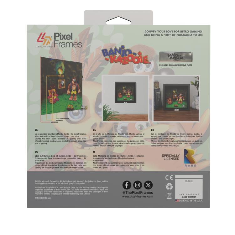 Banjo-Kazooie Mumbo's Mountain Pixel Frame (9x9) Gallery Image 9