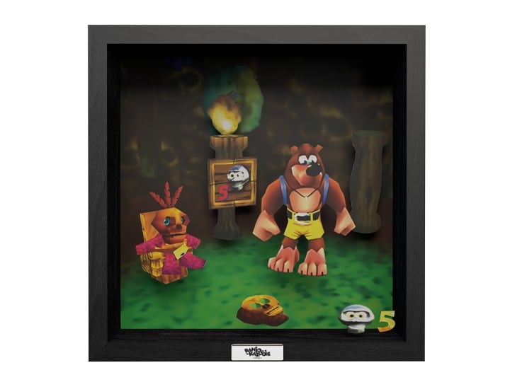 Banjo-Kazooie Mumbo's Mountain Pixel Frame (9x9) Gallery Image 1