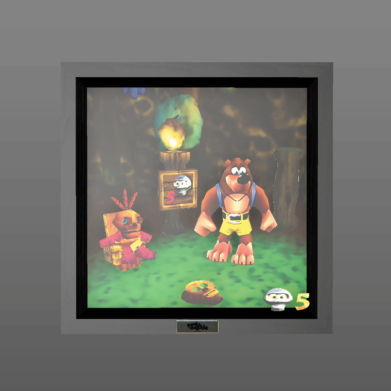 Banjo-Kazooie Mumbo's Mountain Pixel Frame (9x9) Gallery Image 3