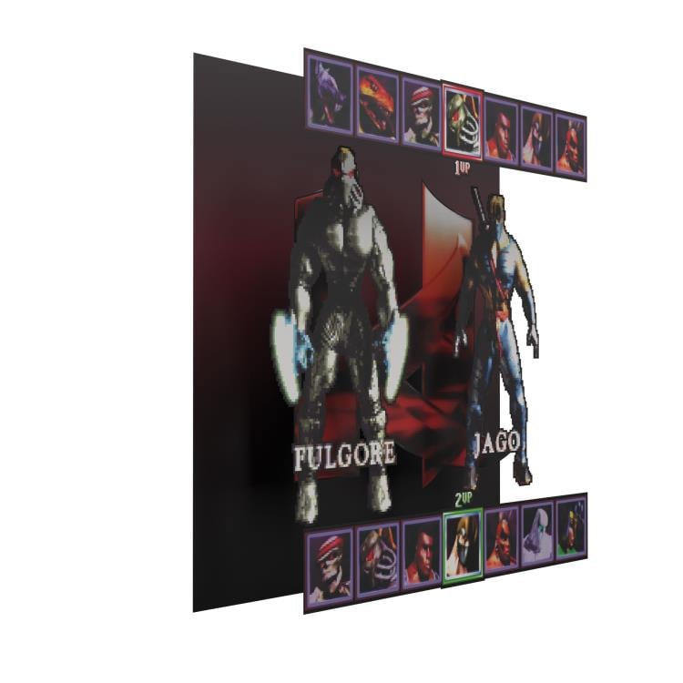 Killer Instinct Fight On! Pixel Frame (9x9) Gallery Image 6