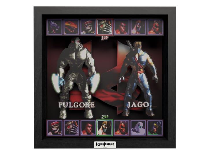 Killer Instinct Fight On! Pixel Frame (9x9) Gallery Image 1
