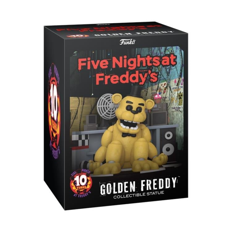 Five Nights at Freddy's 10th Anniversary Golden Freddy Collectible