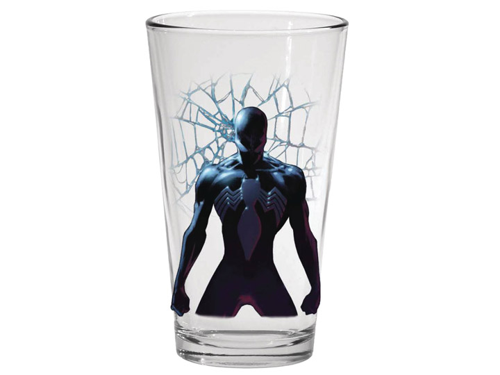 Marvel Comics Toon Tumblers Spider-Man (Black Suit) PX Previews Exclusive Pint Glass Gallery Image 1