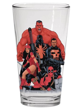 Marvel Comics Toon Tumblers Thunderbolts PX Previews Exclusive Pint Glass Gallery Image 2