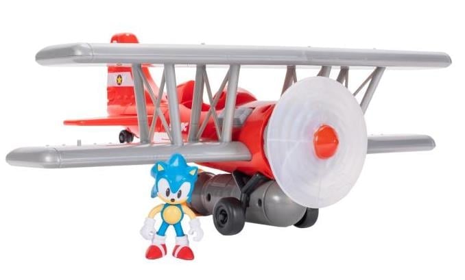 Sonic The Hedgehog Tornado Biplane 2.5-Inch Scale Playset Gallery Image 3