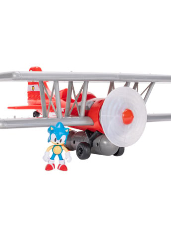 Sonic The Hedgehog Tornado Biplane 2.5-Inch Scale Playset Gallery Image 2