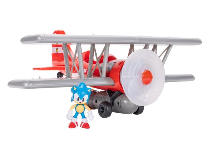 ソニックボーテ Sonic The Hedgehog Tornado Biplane 2.5-Inch Scale Playset