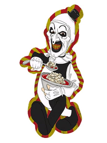 Terrifier Art the Clown Shaped Pillow Gallery Image 2