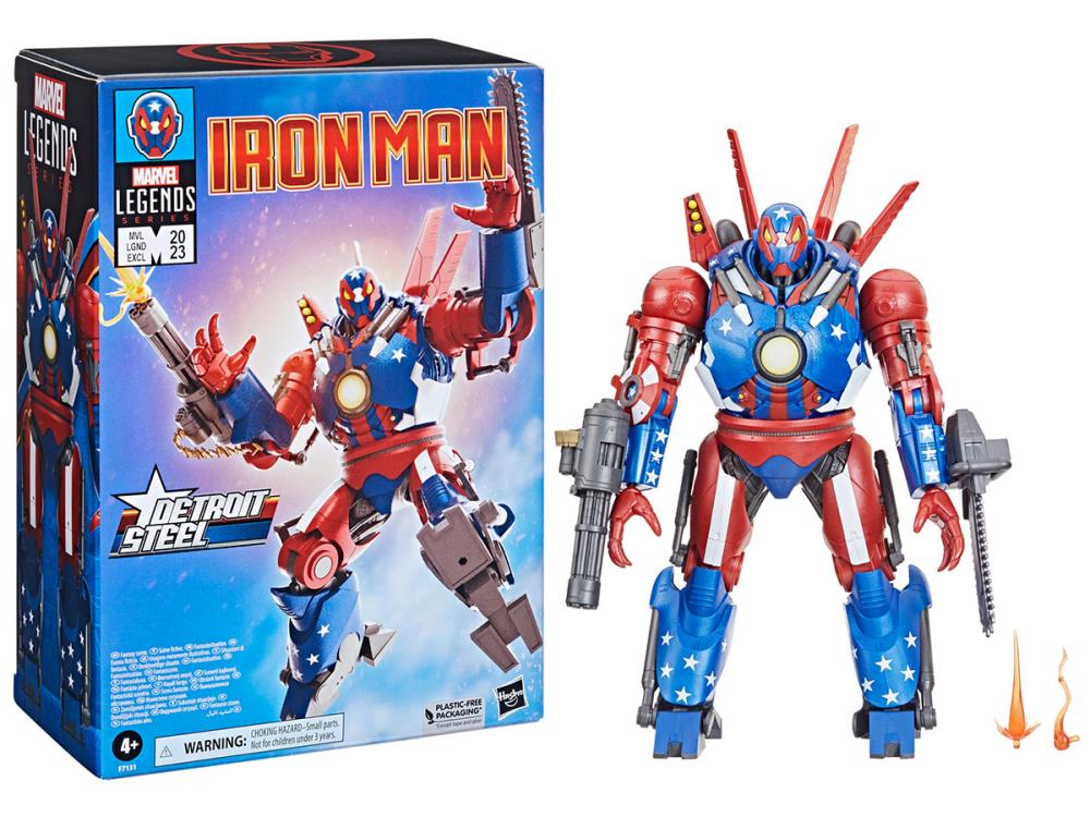 The Invincible Iron Man Marvel Legends Detroit Steel Exclusive Action Figure Gallery Image 12