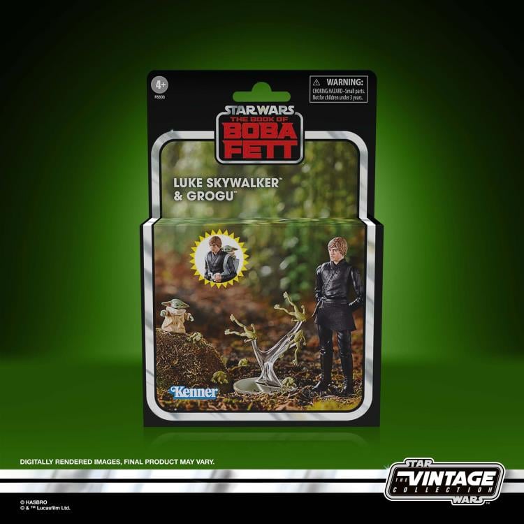 Star Wars: The Vintage Collection Luke Skywalker & Grogu (Book of Boba Fett) Exclusive Gallery Image 8